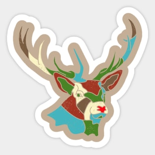 Reindeer Sticker